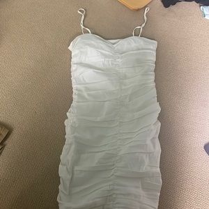 Zara white mini dress